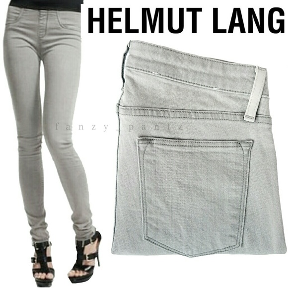 Helmut Lang Denim - Helmut Lang jeans gray skinny stretch 25